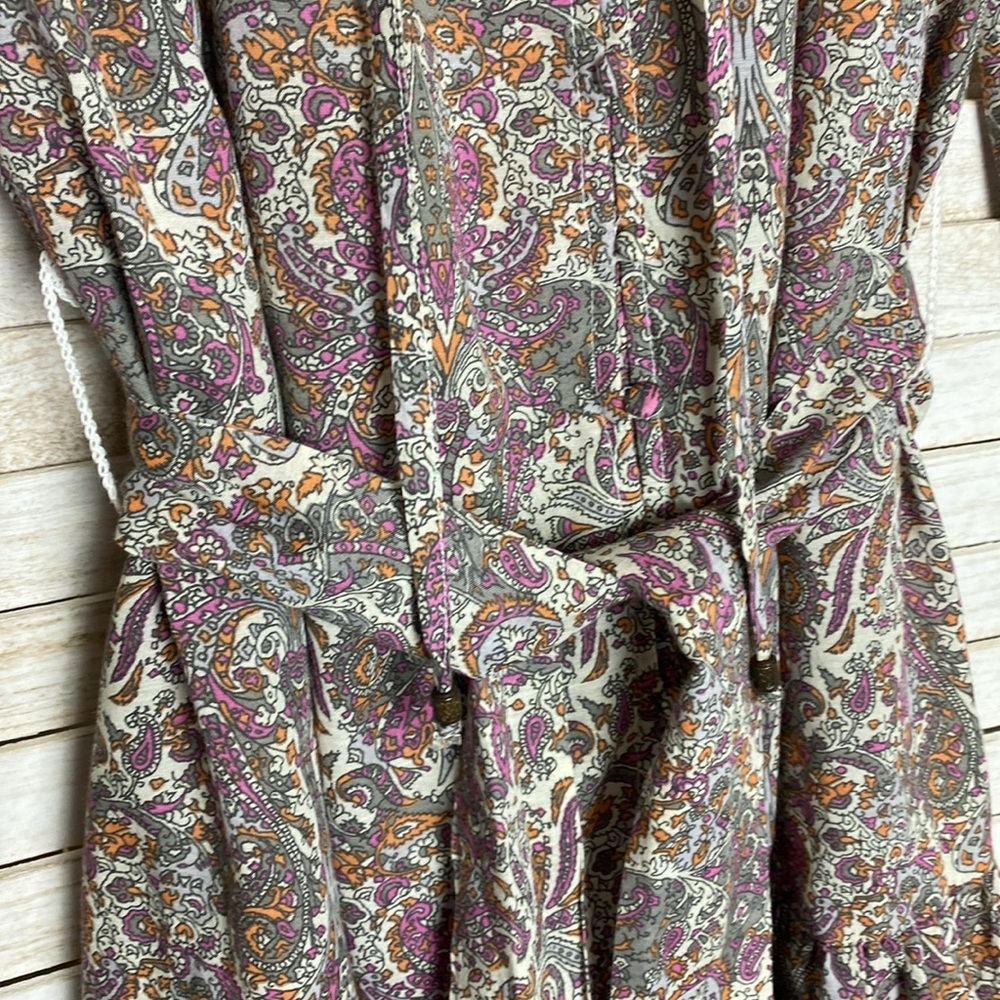Anthropologie Paisley Long Sleeved Dress Size XS - Picture 4 of 10
